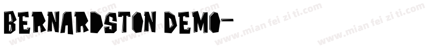 Bernardston Demo字体转换